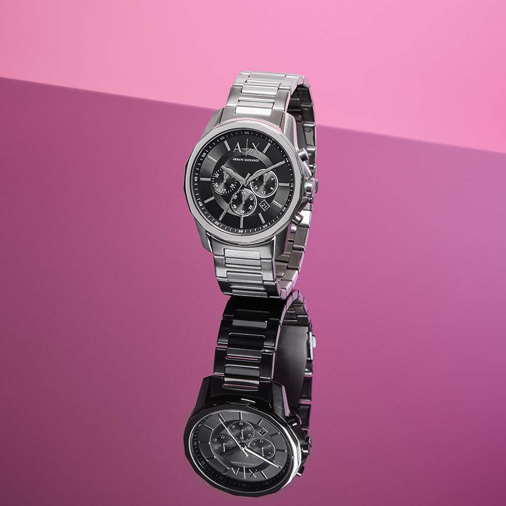Armani Exchange Banks AX1720 Men's Stainless Steel Chronograph Watch