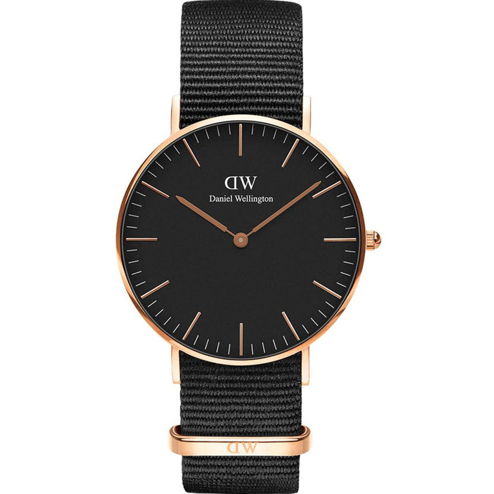 Daniel Wellington Classic Cornwall DW00100150 36mm Black Ladies Watch