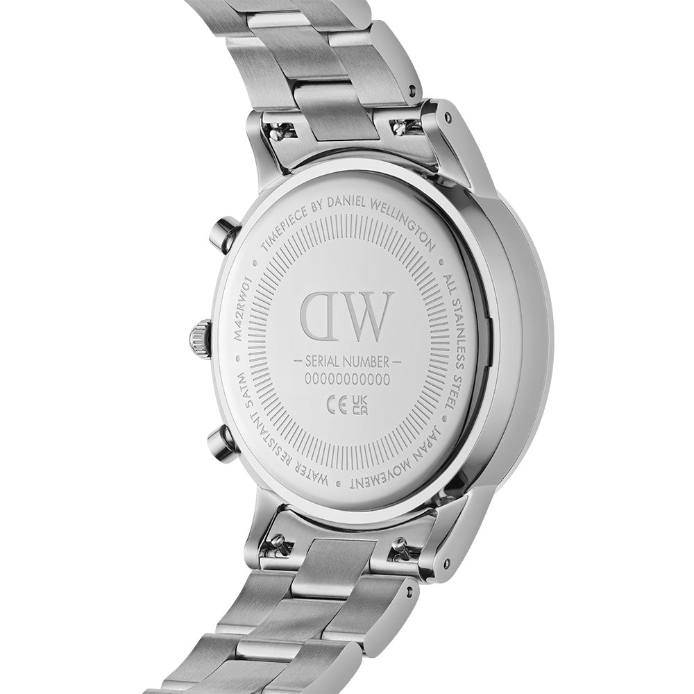 Daniel Wellington Men's Iconic Link Chronograph Watch Model DW00100644