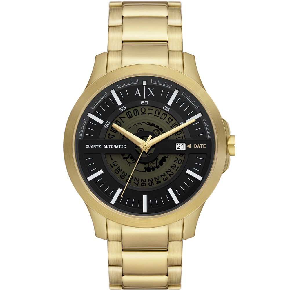 Armani Exchange Hampton AX2443 Luxury Automatic Watch with Gold Accents