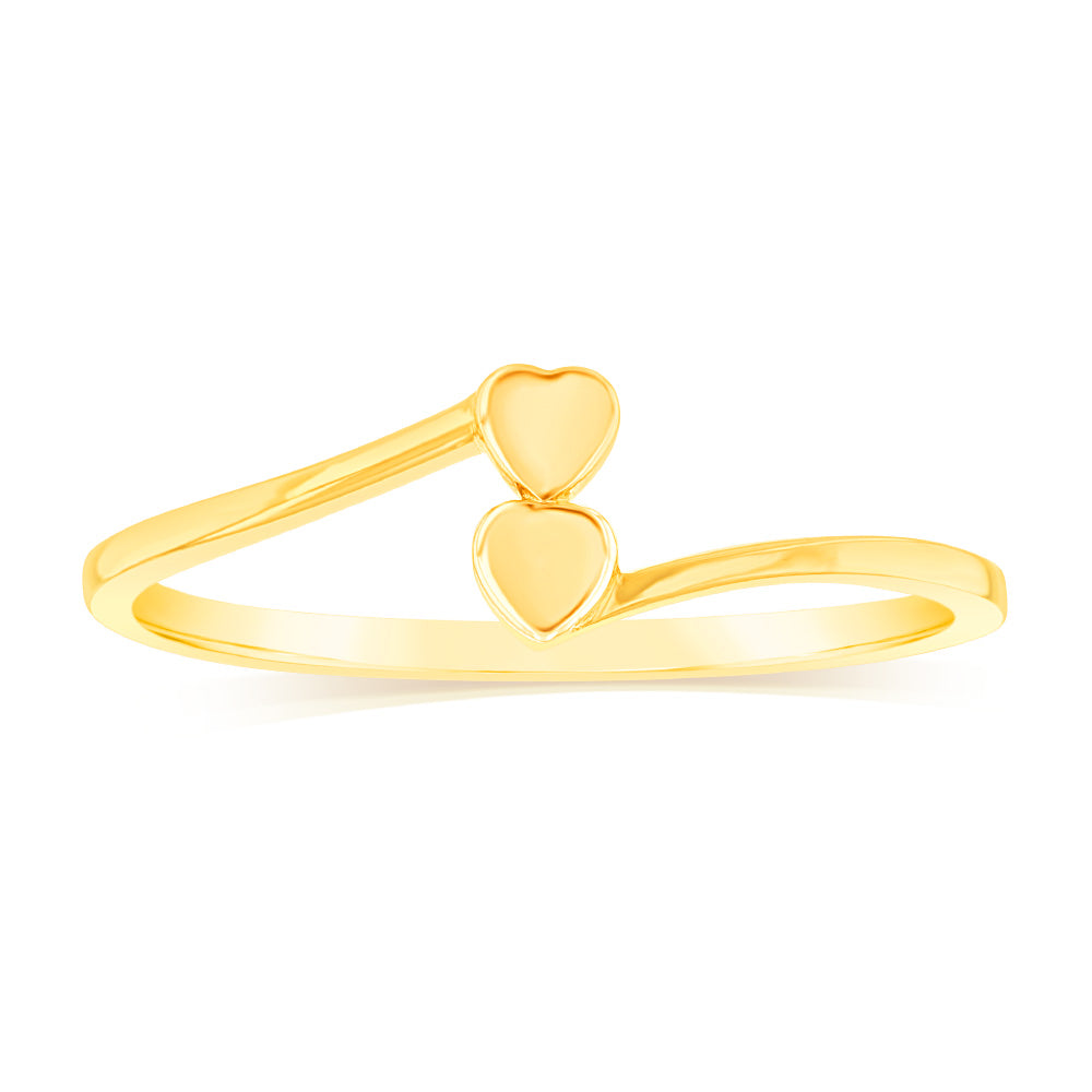 6.2mm 9ct Yellow Gold Elegant Ring for Stylish Wear