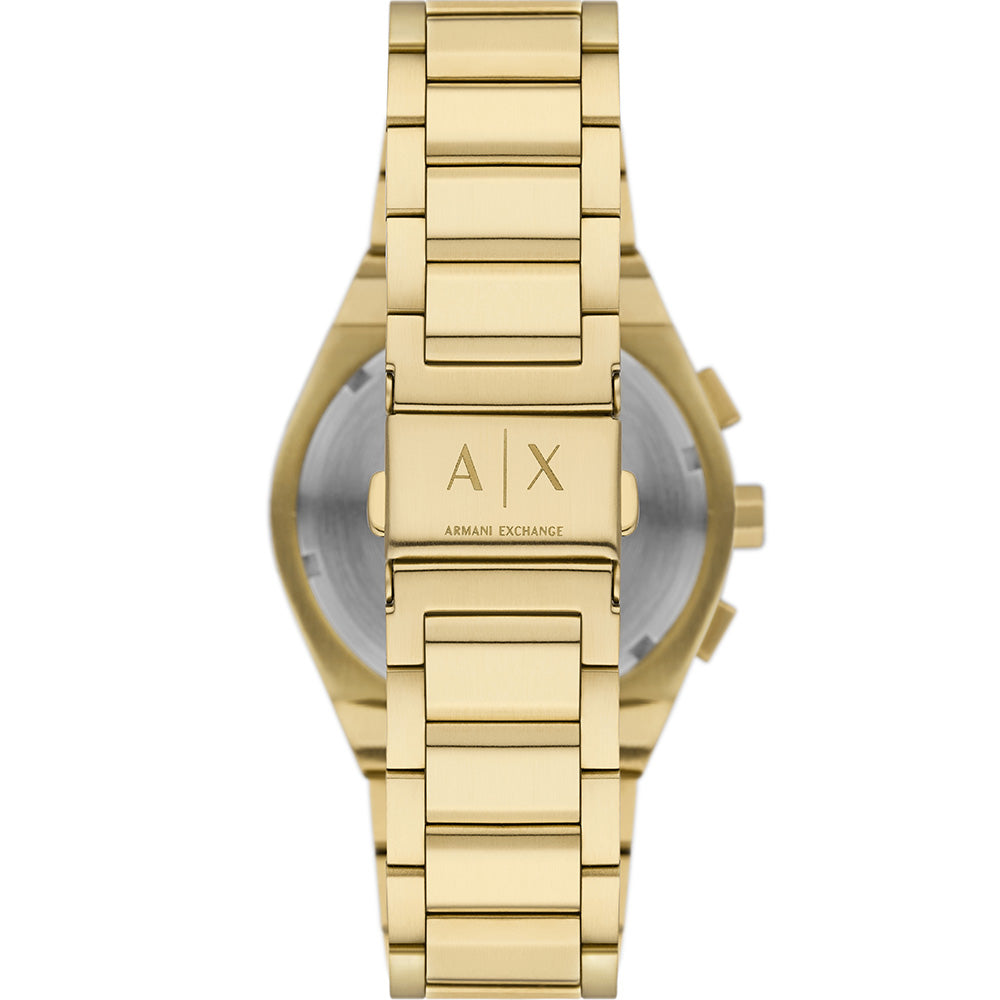 Stylish Armani Exchange Rafael AX4180 IP Gold Chronograph Watch