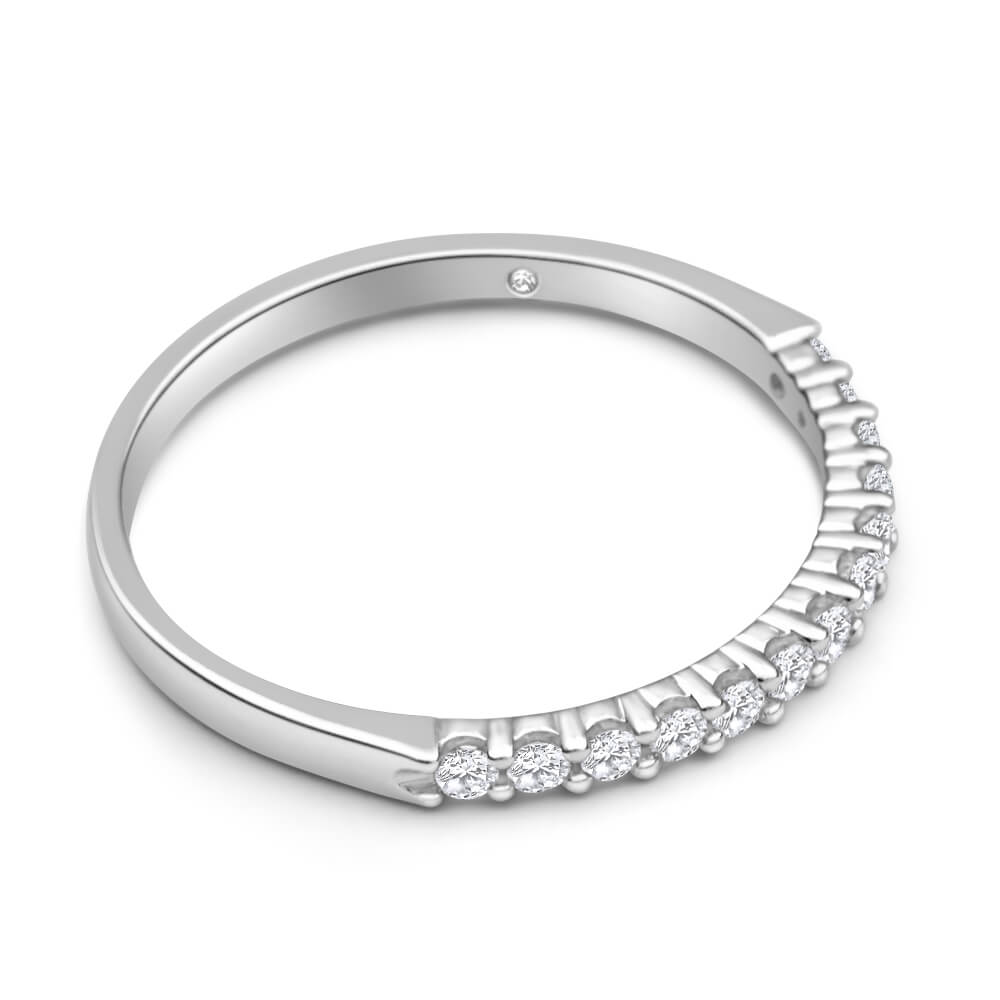 1/4 Carat Flawless Cut 18ct White Gold Claw Set Diamond Engagement Ring - A Timeless Piece of Jewelry