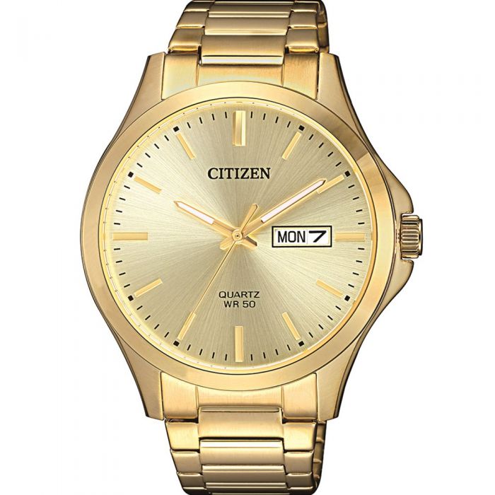 Citizen G1502 Quartz Watch BF2003-84P with Gold Plating