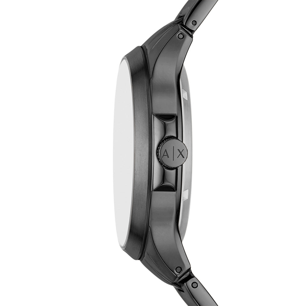 Armani Exchange AX2458 Hampton Watch with Gunmetal Grey and Rose Gold Accents