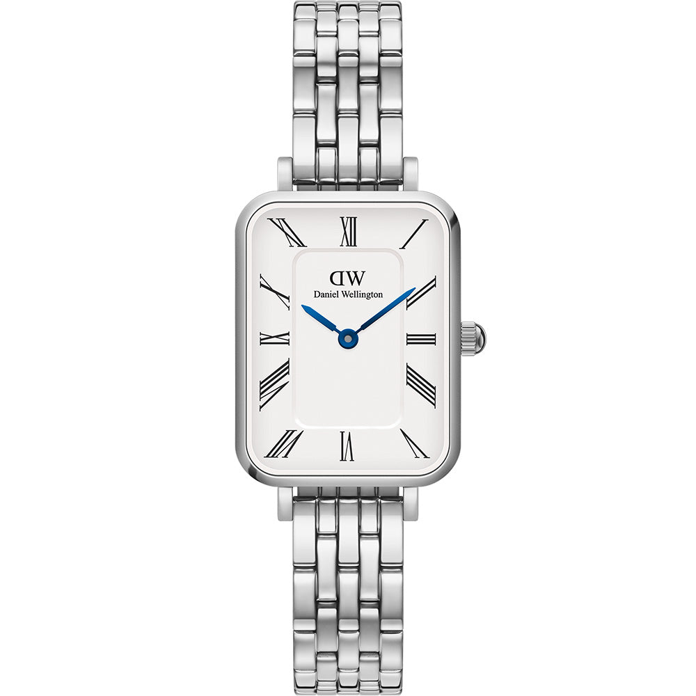 Daniel Wellington DW00100691 Quadro Stylish Stainless-Steel Watch with Roman Numerals
