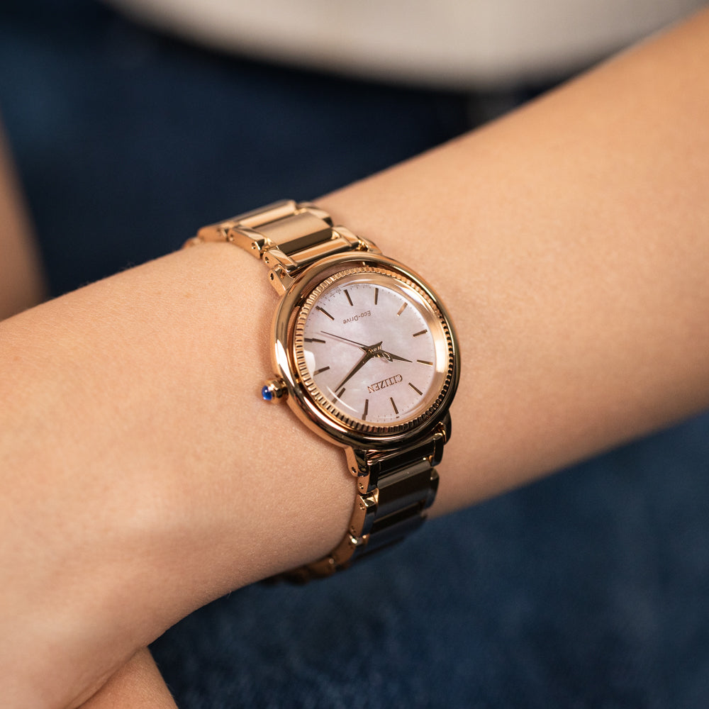 Citizen Eco-Drive Women's Glamorous Arising EM1103-86Y Wristwatch
