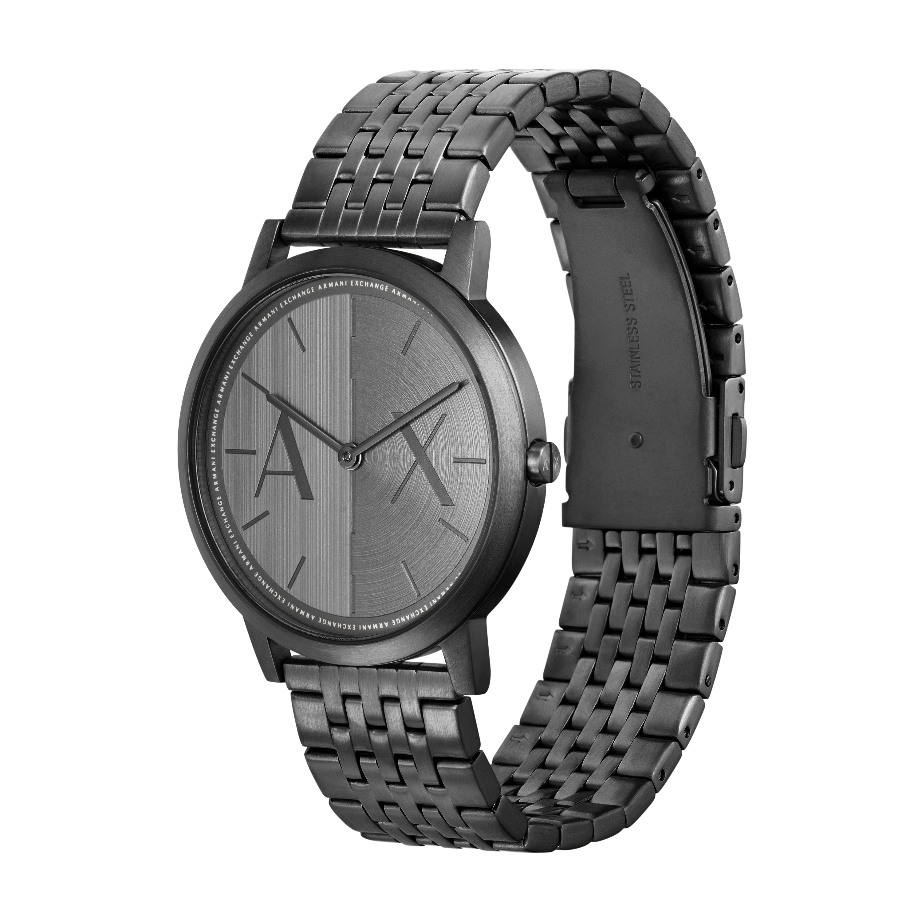 Armani Exchange Dale AX2872 Men's Gunmetal Grey Stainless Steel Quartz Wristwatch
