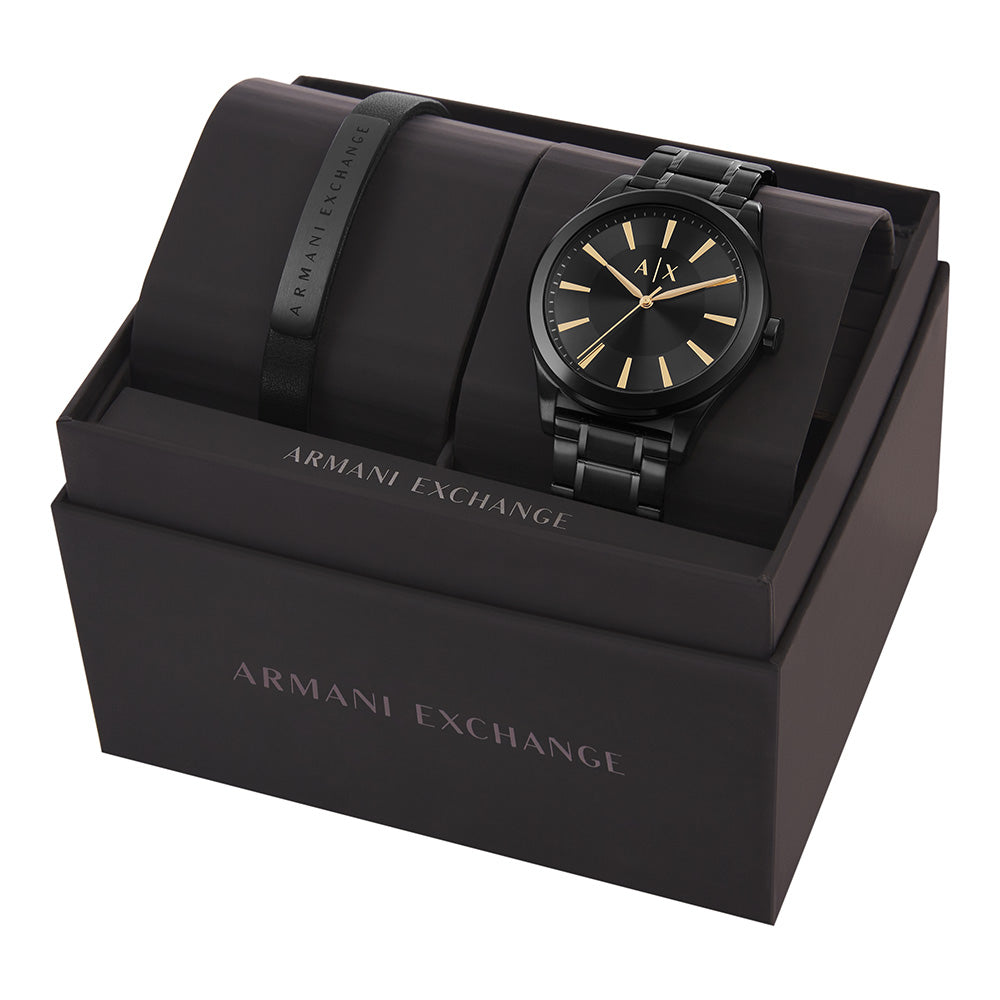 Armani Exchange Gift Set - Nico AX7102 Men's Analog Watch