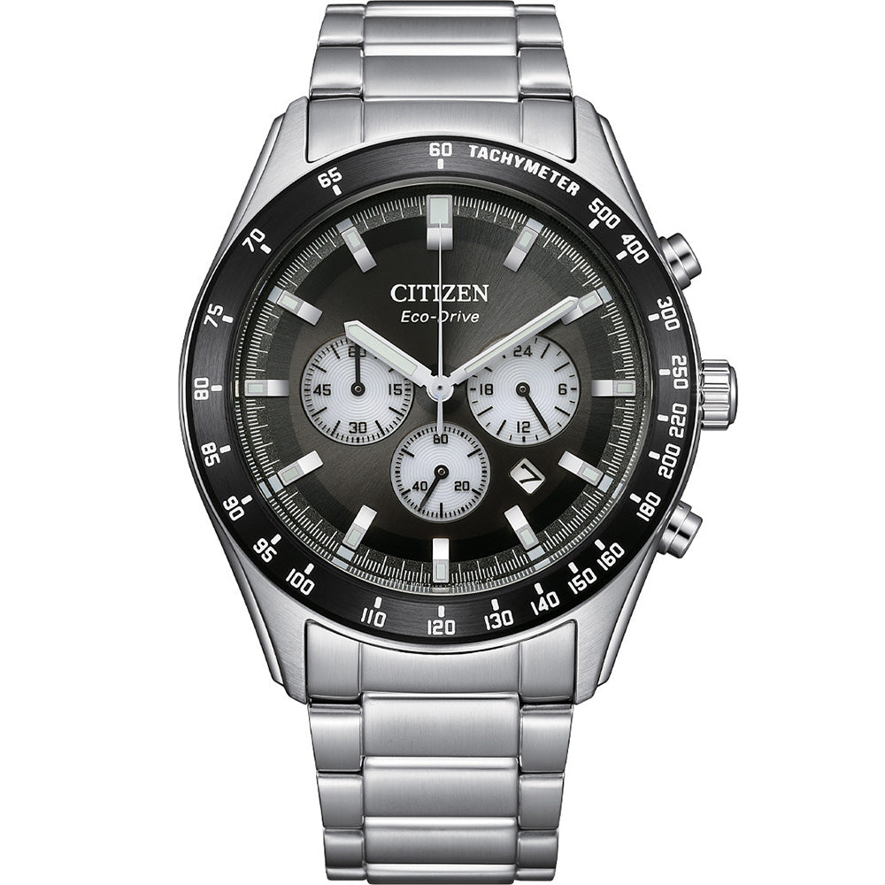 Citizen Eco-Drive Men's CA4674-58E Stainless Steel Chronograph Watch