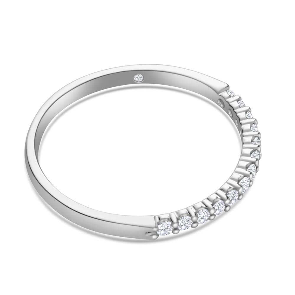 1/5 Carat Absolutely Flawless Cut Diamond Ring Set In 18ct White Gold for Bridal or Statement Use