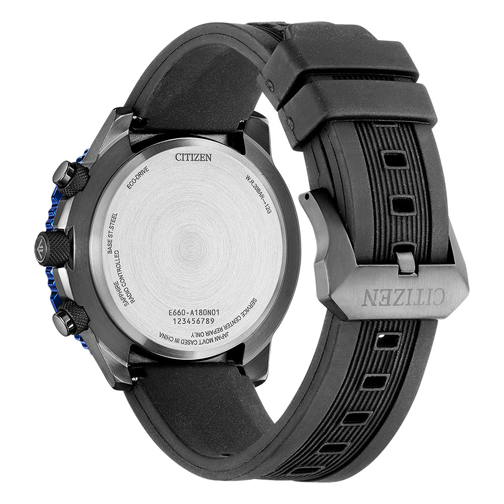 Citizen Promaster Sky Eco - Drive CB5006 - 02L with Blue Dial and Rubber Strap