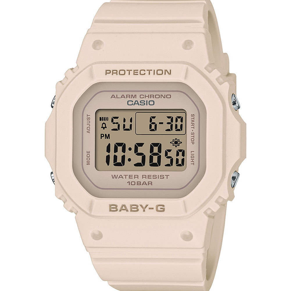 Stylish Cream Digital Women's Baby-G BGD565-4D Watch