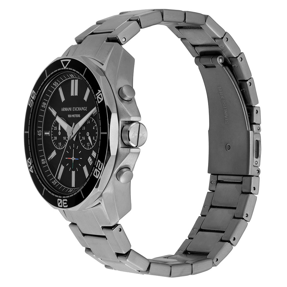 Armani Exchange Men's Spencer AX1959 Gunmetal Stainless-Steel Chronograph Watch