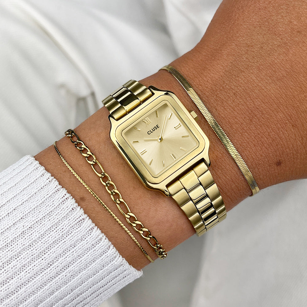 Stylish Cluse CW11802 Gracieuse Gold-Tone Watch for Women