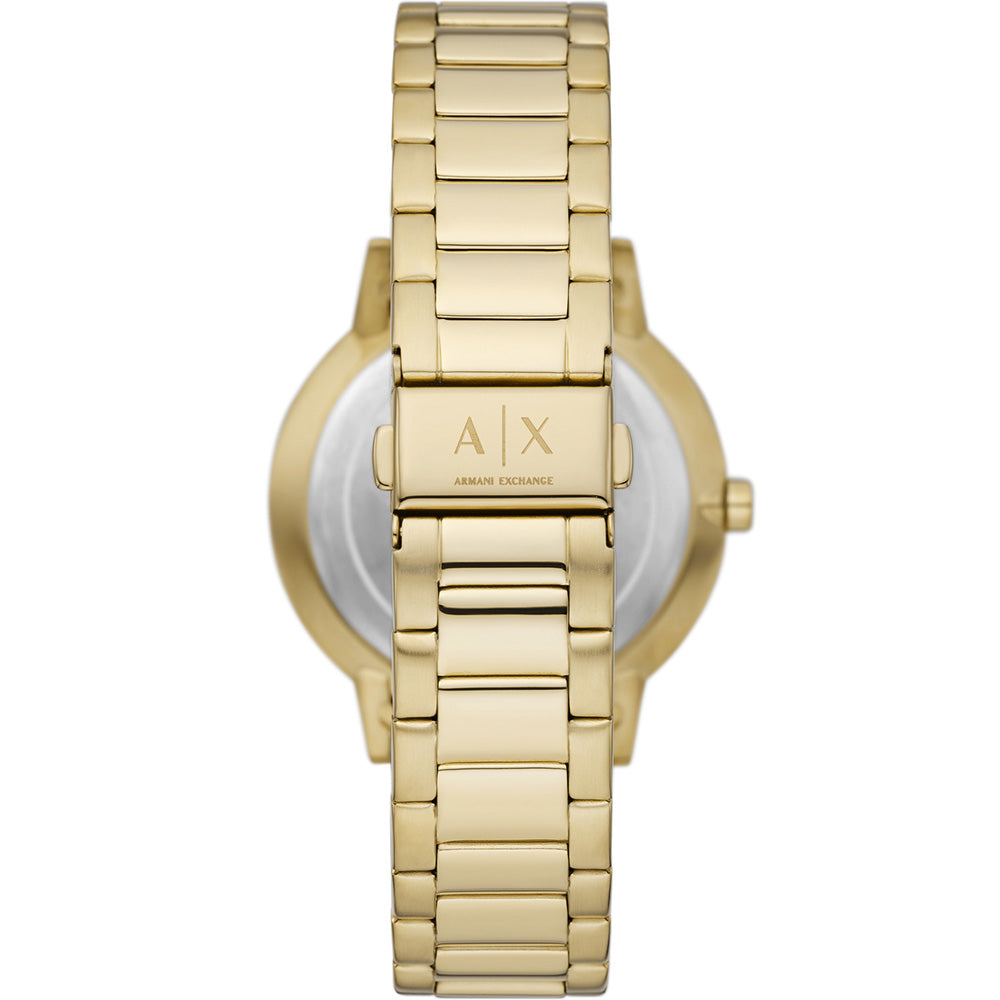 Armani Exchange Cayde AX2749 Luxury Quartz Watch with Gold Bracelet