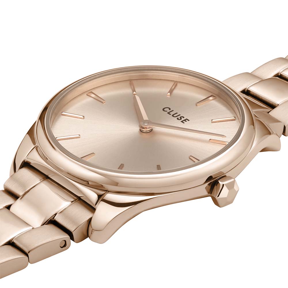 Stylish Cluse Feroce Petite Rose Tone Women's Watch CW011201