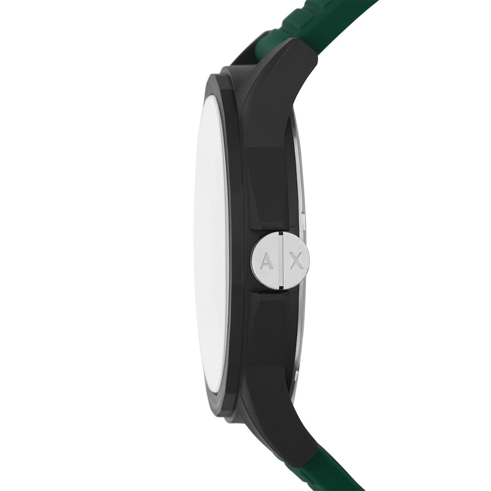 Armani Exchange Men's Outerbanks AX2522 Green Silicone Casual Watch