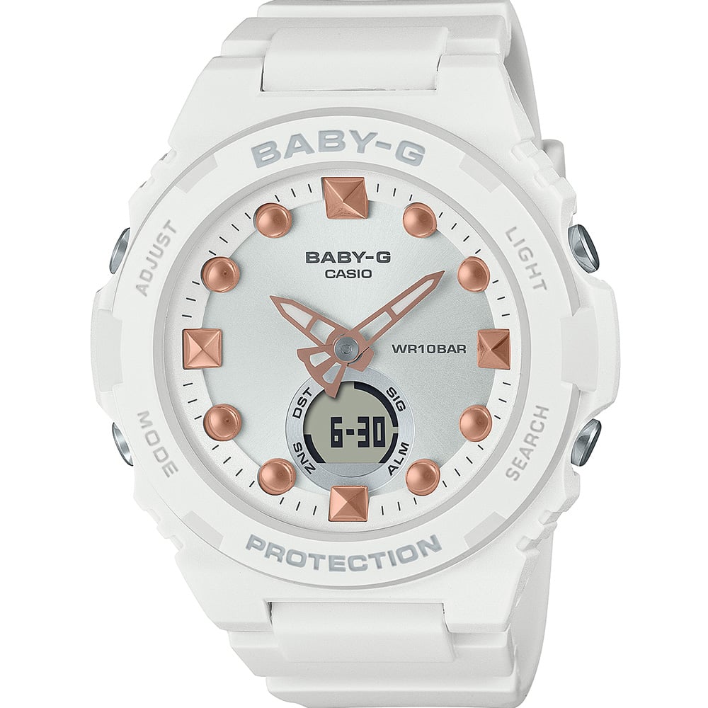 Baby-G BGA320-7A2 Women's Basic Colors Shock-Resistant Beach Watch