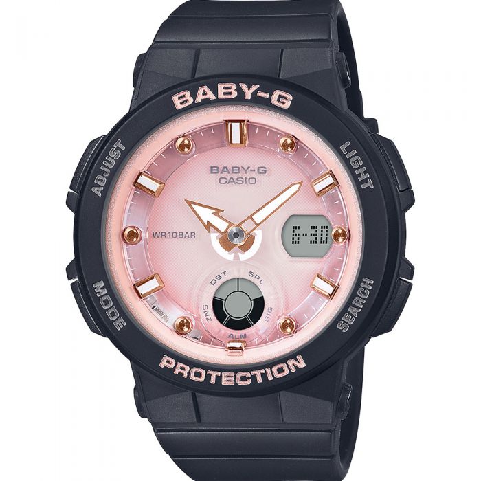 Baby-G Women's Digital Watch - BGA250-1A3 New Edition of Beach Traveler Series
