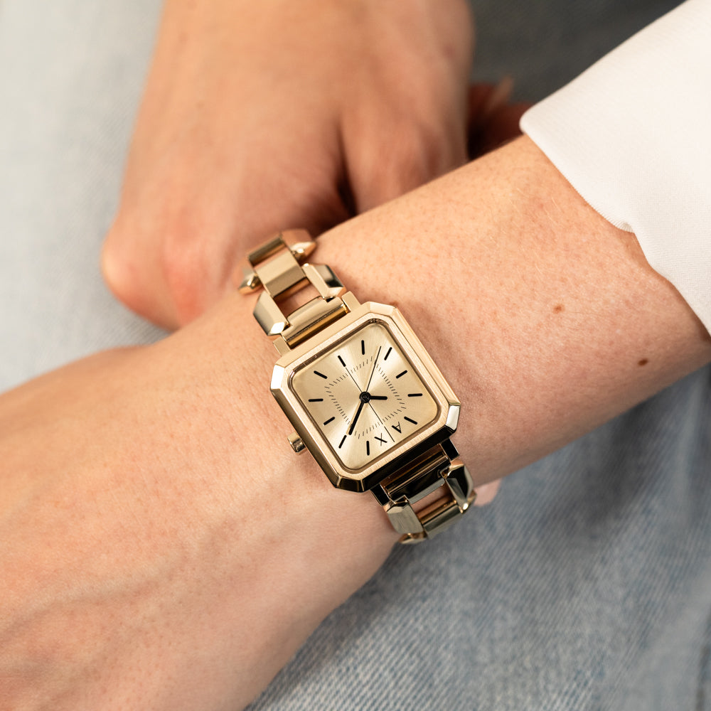Armani Exchange Leila AX5721 Gold-Tone Stainless Steel Quartz Watch