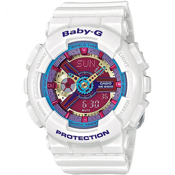 Lightweight Baby-G BA112-7A Watch with Sophisticated Design and Multiple Functions