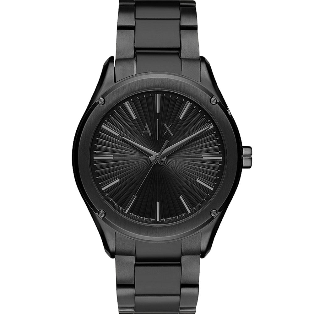 Armani Exchange Men's Fitz AX2802 Analogue Quartz Watch with 50 Metres Water Resistance and Black Stainless Steel Bracelet