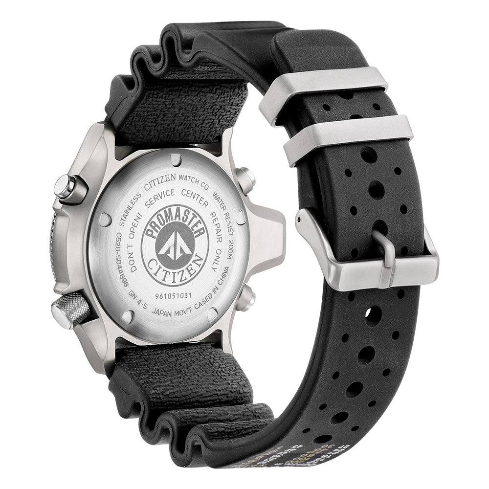 Citizen Promaster JP2000-08E: Durable Stainless Steel Watch with Rubber Strap
