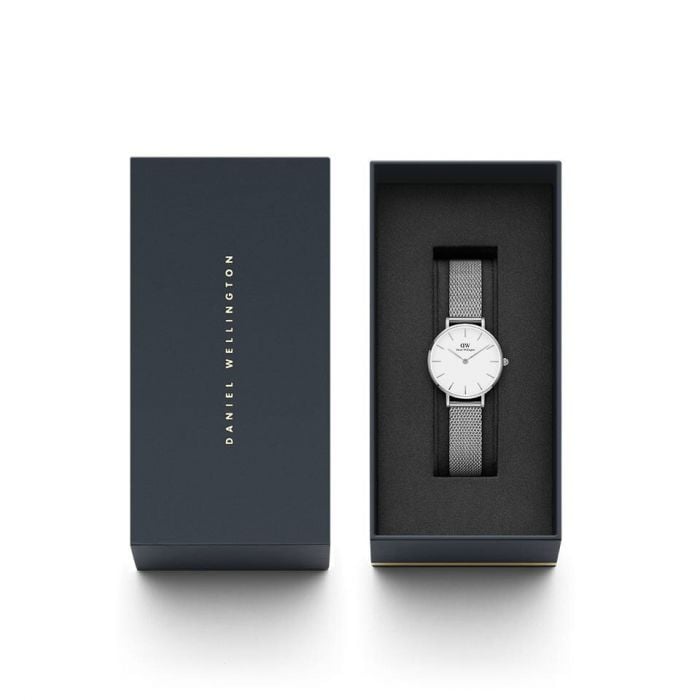 Daniel Wellington Petite Sterling Stainless Steel Mesh Strap Women's Watch DW00100220