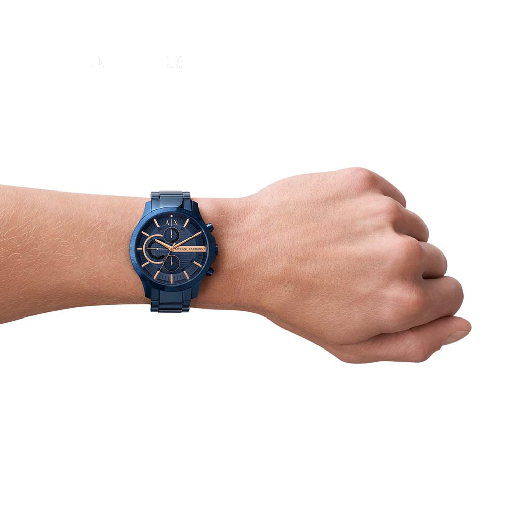 Armani Exchange AX2430 Hampton Stylish Chronograph with Rose Gold Accents