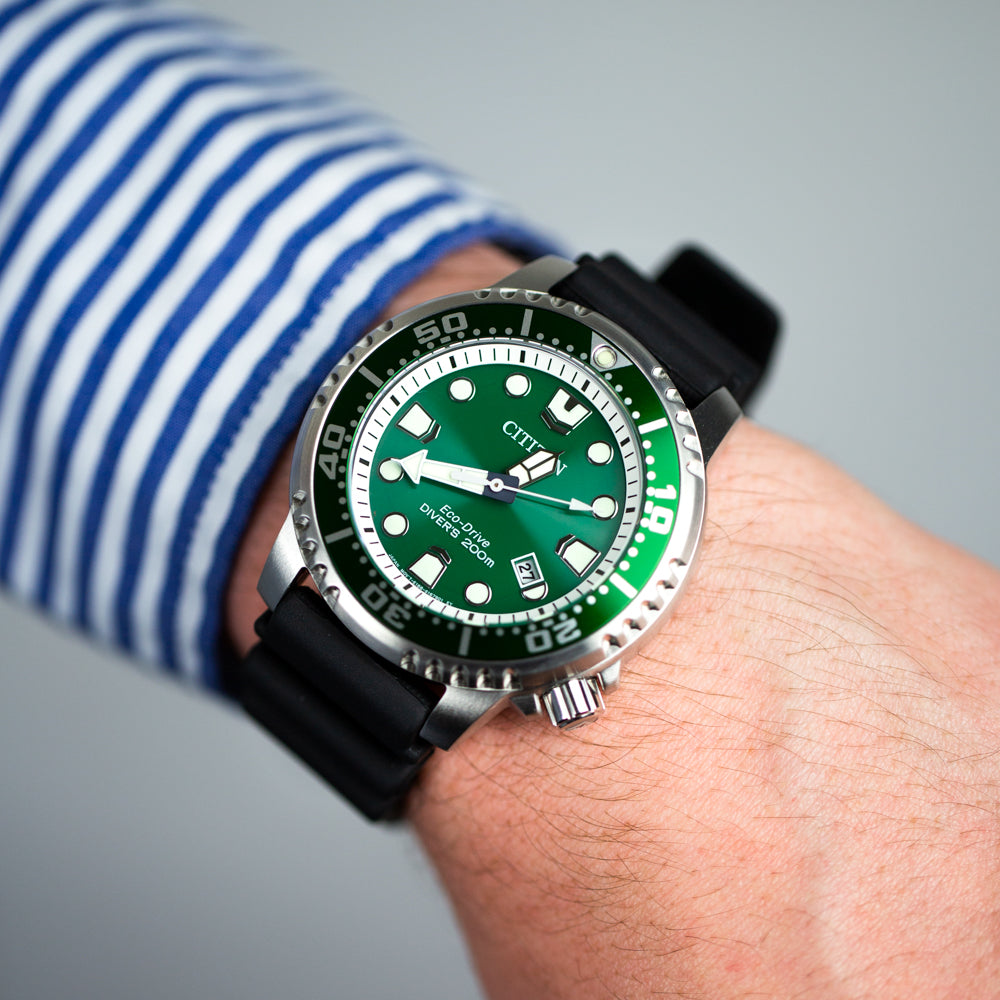 Citizen Promaster Marine Edition BN0158-18X Men's Diving Watch with Emerald Green Dial