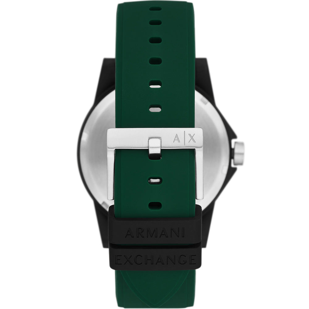 Armani Exchange Men's Outerbanks AX2522 Green Silicone Casual Watch