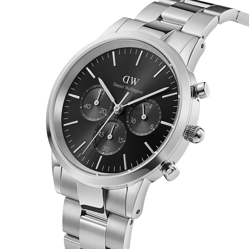 Daniel Wellington Men's Iconic Link Chronograph Watch DW00100645
