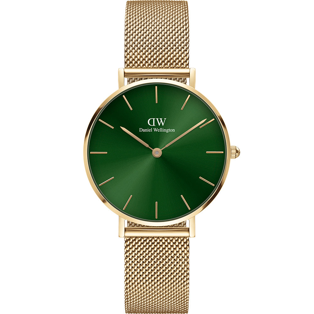 Daniel Wellington DW00100480 Petite Emerald Gold-Plated Stainless Steel Watch