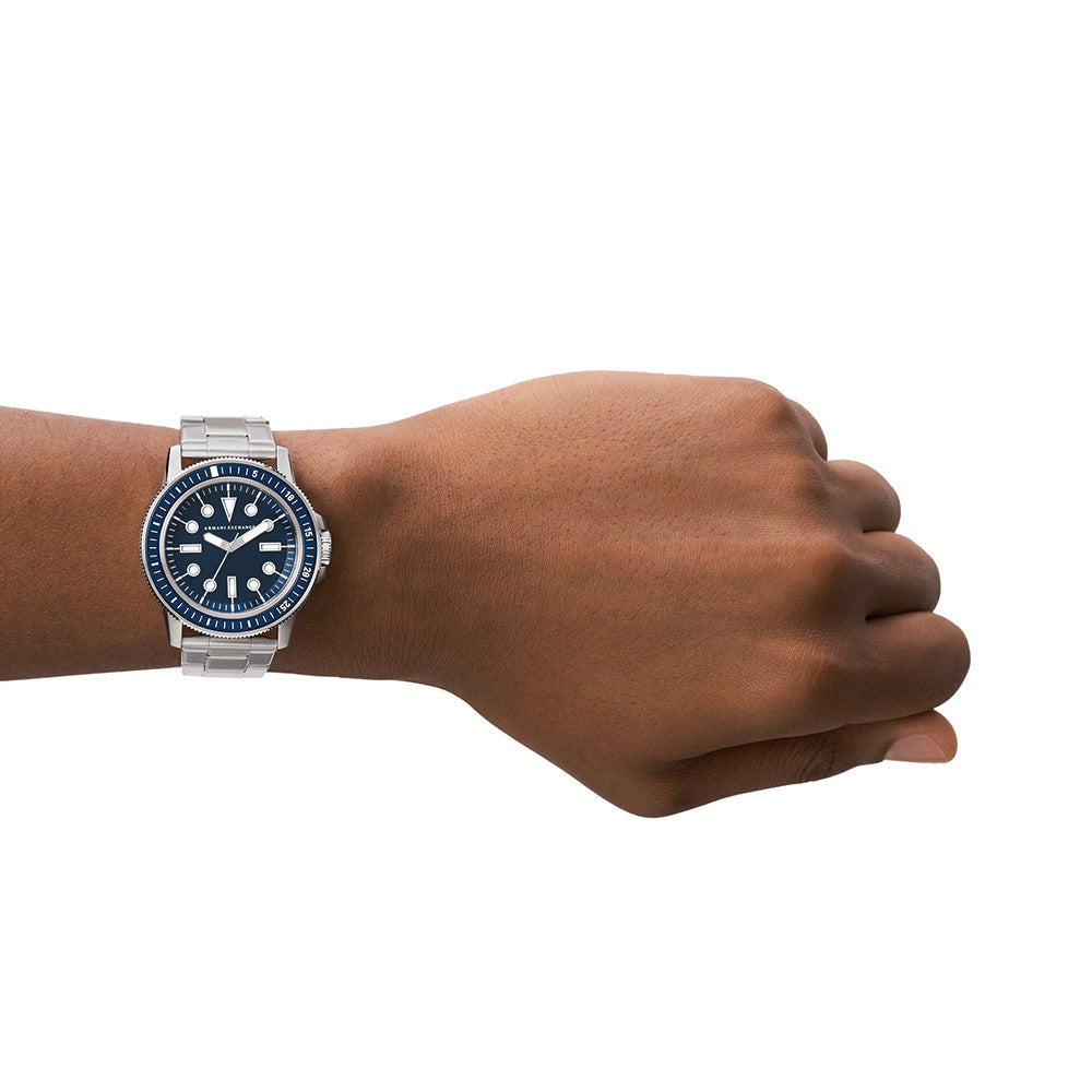 Stylish Armani Exchange AX1861 Leonardo Men's Stainless Steel Watch