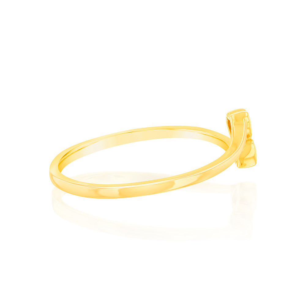6.2mm 9ct Yellow Gold Elegant Ring for Stylish Wear