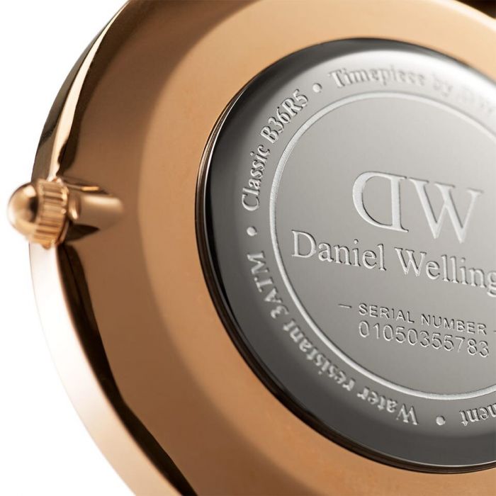 Daniel Wellington Classic Cornwall DW00100150 36mm Black Ladies Watch