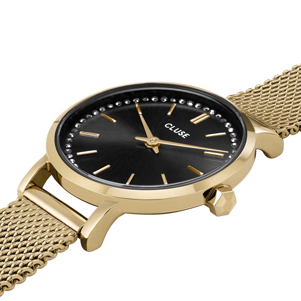 Cluse CW10501 Petite Gold Mesh Boho - Chic Women's Watch