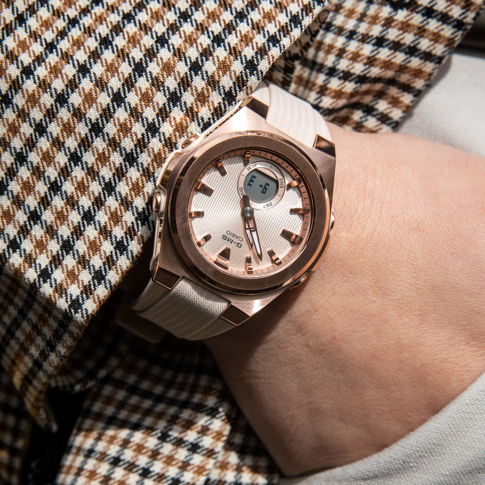 Stylish Baby-G MSG-C150G-4A Rose Gold Women's Watch