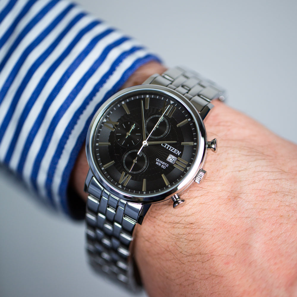 Citizen Men's AN3610 - 71E Quartz Chronograph Watch with Sleek Design