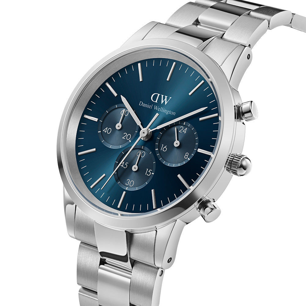 Daniel Wellington Men's Iconic Link Chronograph Watch Model DW00100644
