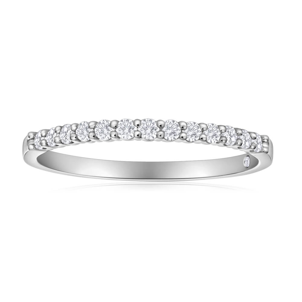 1/5 Carat Absolutely Flawless Cut Diamond Ring Set In 18ct White Gold for Bridal or Statement Use