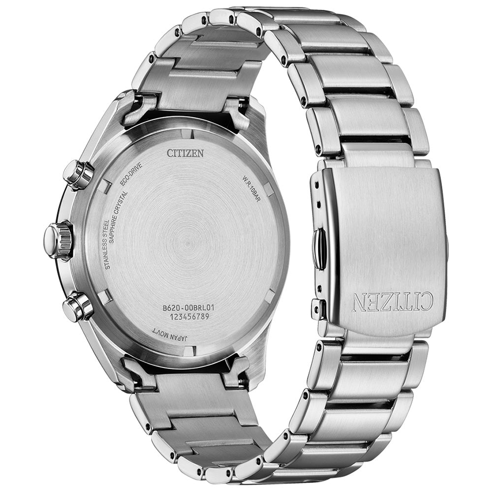Citizen Eco-Drive Men's CA4674-58E Stainless Steel Chronograph Watch