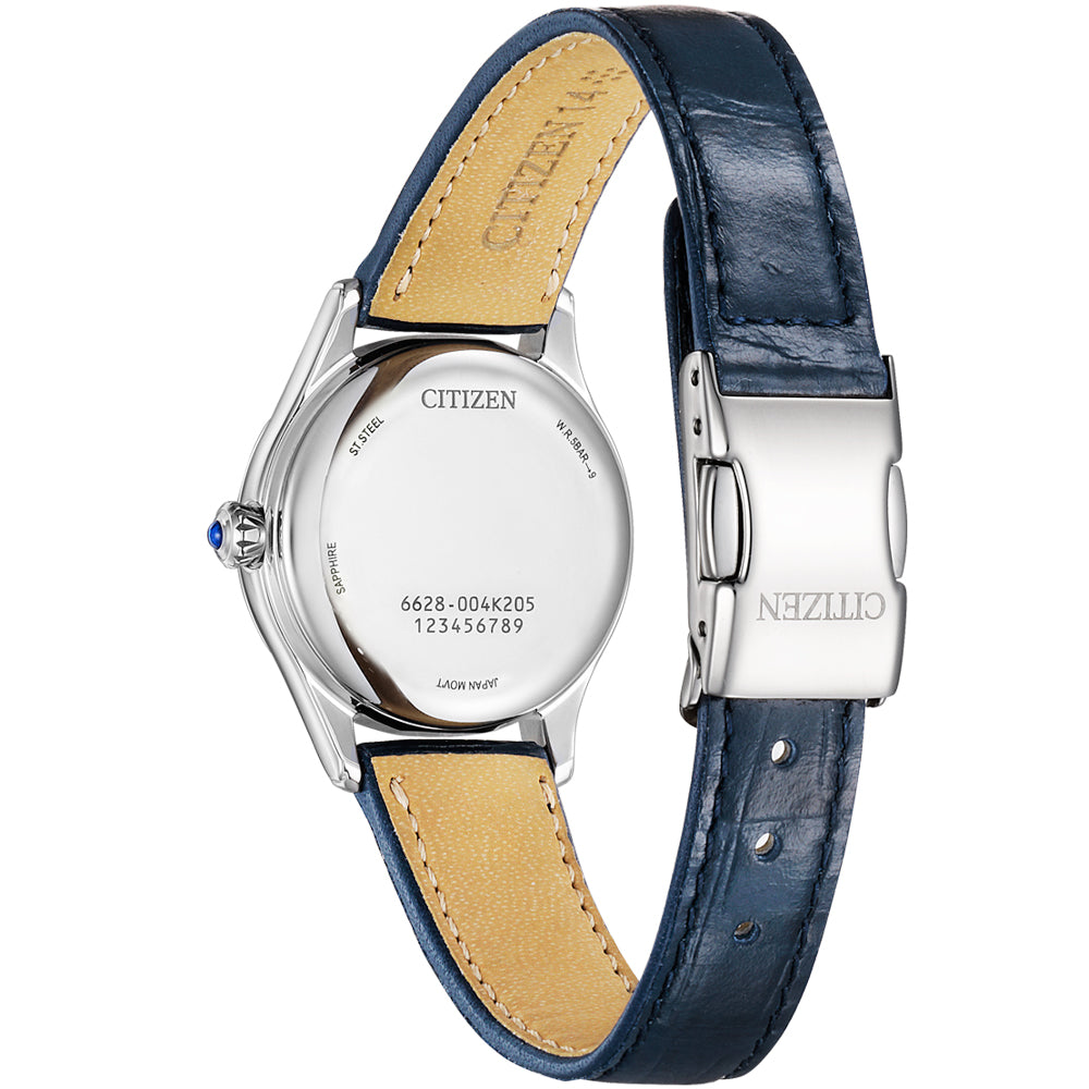 Citizen Women's Automatic PR1041-18N Blue Leather Wristwatch