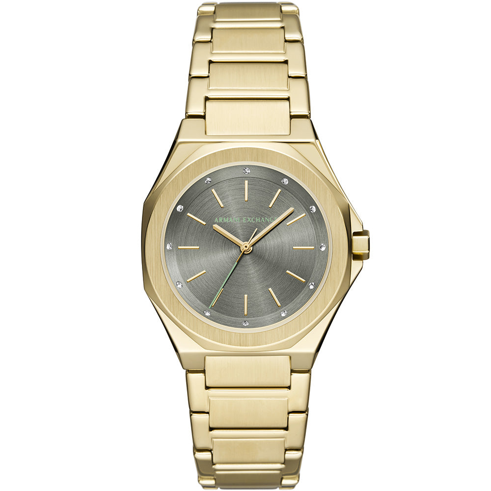Armani Exchange Andrea AX4614 Luxury Gold-Tone Stainless Steel Quartz Watch