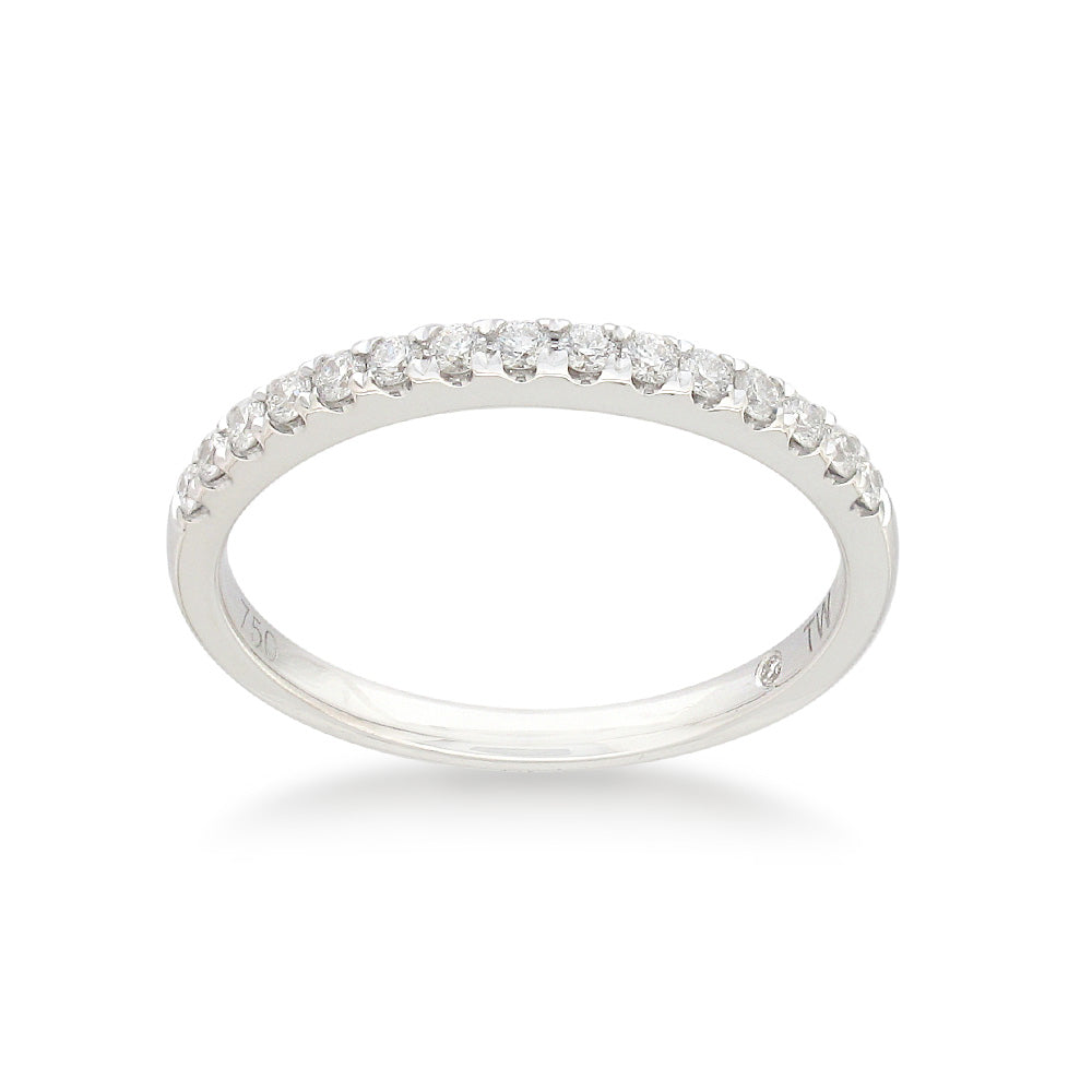 Stunning 1/5 Carat Flawless Eternity Ring Crafted in 18ct White Gold
