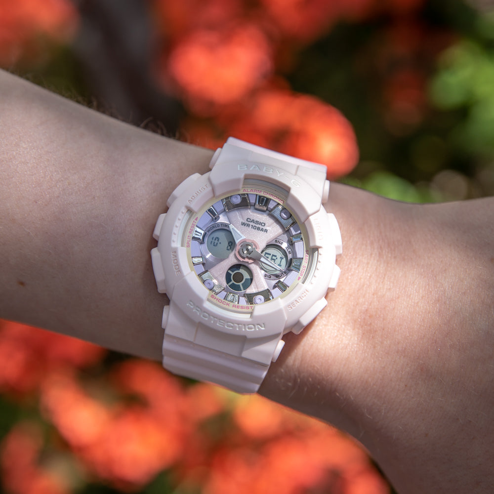 Baby-G BA130WP-4A Icey Soft Peach Color Watch