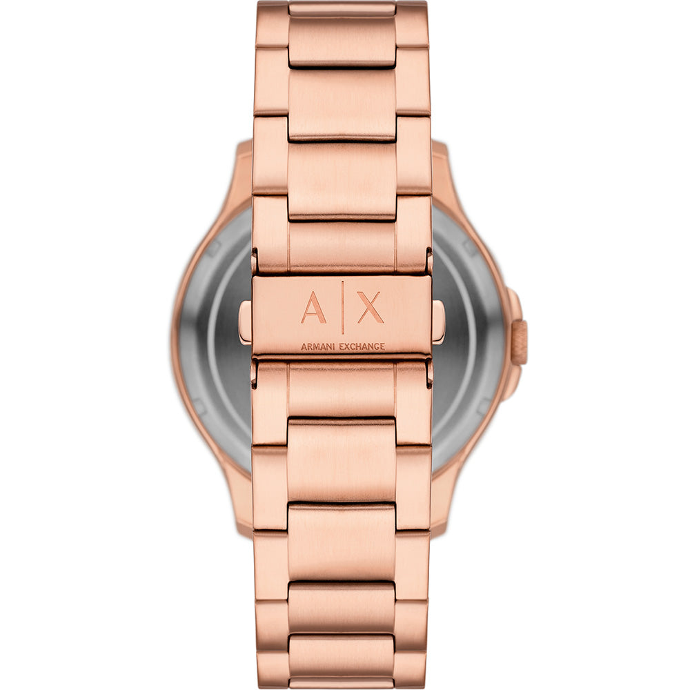 Armani Exchange Hampton AX2456 Rose Gold Automatic Watch with 46mm Case