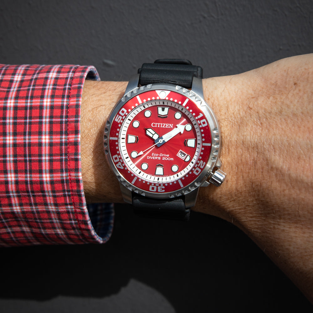 Citizen Promaster Marine Series BN0159 - 15X 44mm Men's Watch with Black Soft Rubber Strap