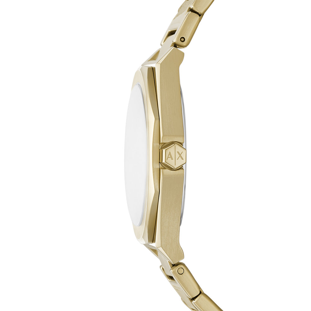 Armani Exchange Andrea AX4614 Luxury Gold-Tone Stainless Steel Quartz Watch